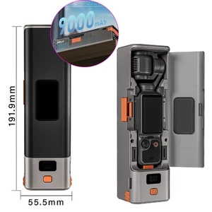 Schnellladegerät Ladefach Ladeschabel Zubehör für DJI Pocket 3 Aktionskamera - Picture 1 of 10