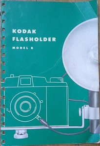 Kodak Flasholder Modelo B Manual Años 50 Folleto de instrucciones Cámara Fotografía - Imagen 1 de 6