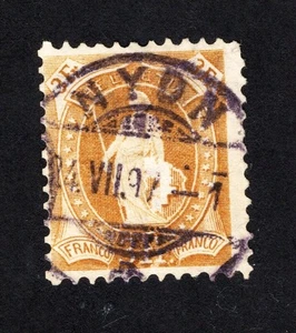 Switzerland 1882-1904 stamp Mi# 64 used CV=30$ - Picture 1 of 2