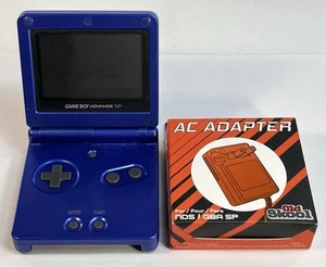 Nintendo Game Boy Advance SP Game Console AGS-001 Cobalt Blue & Charger READ - Imagen 1 de 6