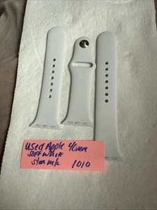 Authentic Genuine Original Apple Watch Band, Soft White 40mm S & L - Picture 1 of 3
