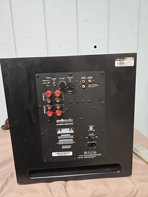 Polk Audio PSW505 12” Powered Subwoofer Speaker 300 Watt RMS Tested Great Sound! - Image 1 of 4