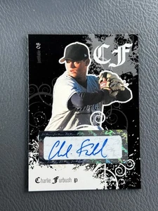 RARE! 2008 Just Minors Black Glossy Edition 1/1 Charlie Furbush #JF-23 AUTO - Picture 1 of 2