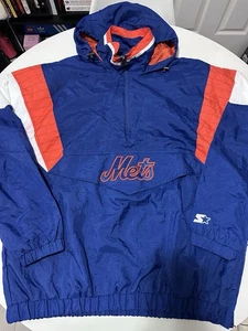 NWT New York Mets Starter jacket sz XL Pullover - Picture 1 of 15