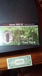 2003 $2 Star Only 16,000 Printed In Folder (Gem Uncirculated) - Picture 1 of 2
