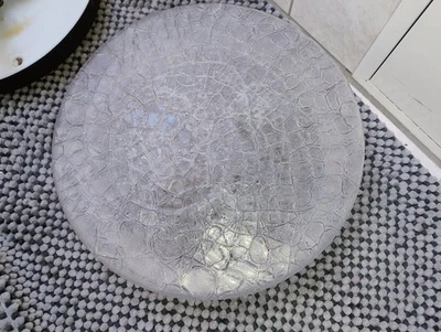 Doria Deckenlampe 60er Eisglas Vintage D=37 Deckenleuchte - Bild 1 von 4