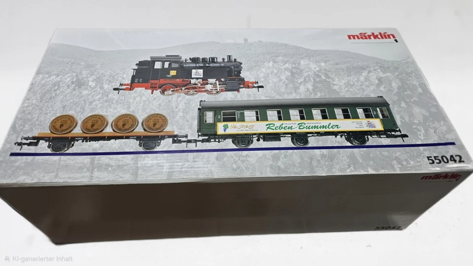 ⭐️TOP⭐️ Märklin Spur 1, Startpackung/Set Rebenbummler 55042,neuw.,unbespielt,OVP - Bild 1 von 4