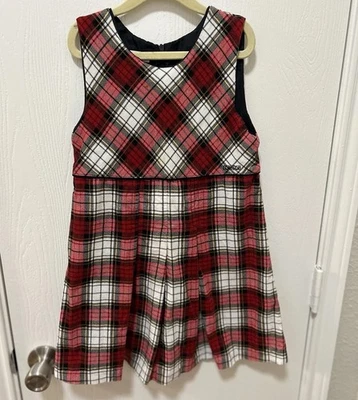 Oshkosh B'Gosh Girls Size 6 Red Plaid Dress Christmas Holiday Party Sleeveless - Image 1 of 4