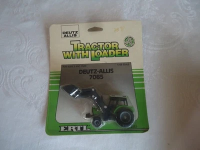 Tractor ERTL 1/64 escala Deutz-Allis 7085 con cargador Foto 1 de 4