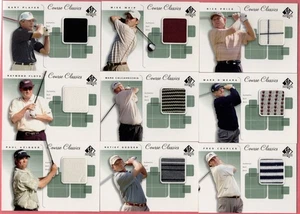 2002 SP Authentic Course Classics Golf Shirt  - Lot of 39 NM/NM+ - Picture 1 of 10