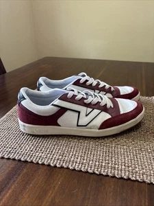 Vans Lowland CC rot/rotbraun und weiß – US-Größe 13 - Bild 1 von 6