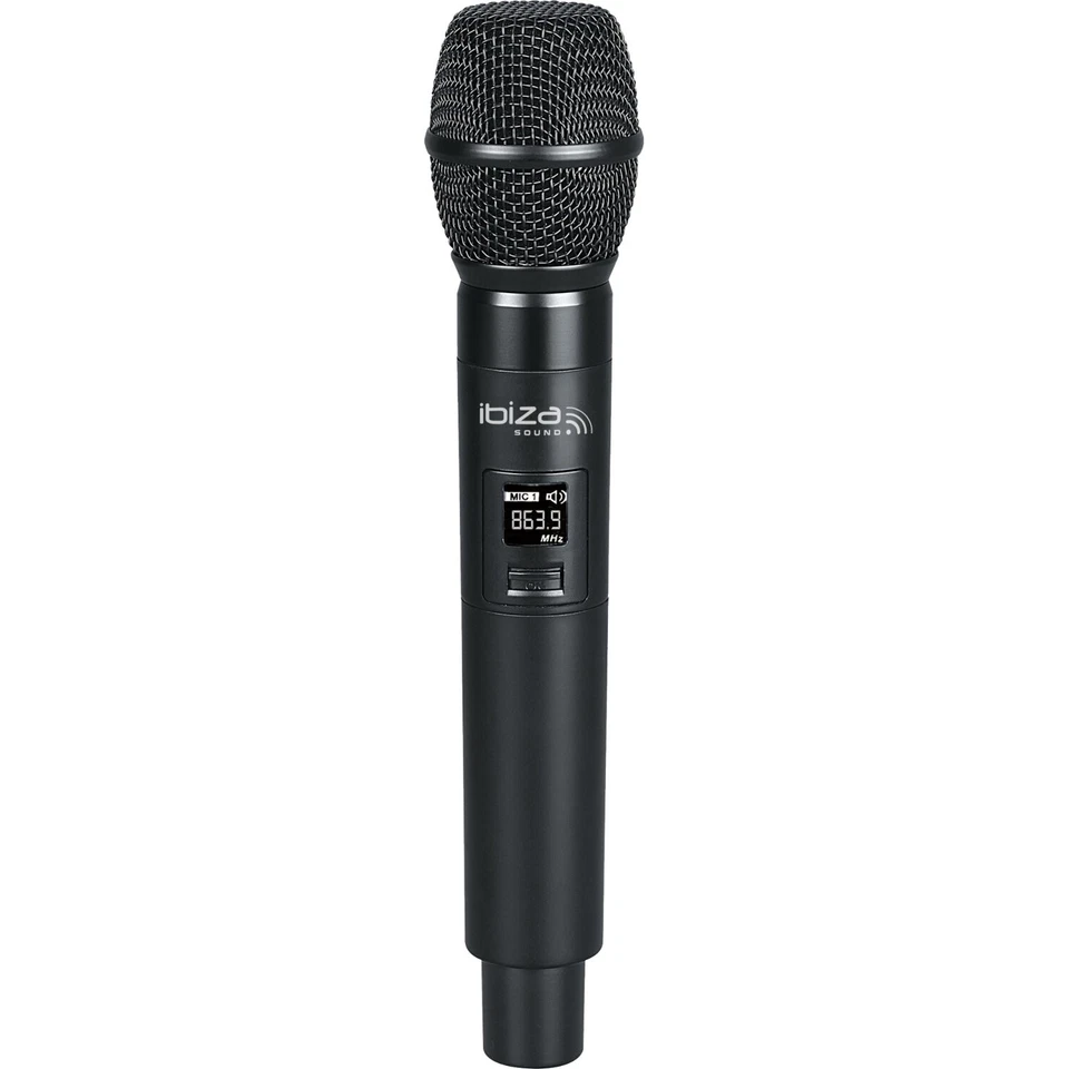 IBIZA HM20-UHF UHF Funkmikrofon 863.9MHz PARTY DISCO CLUB DJ SHOW MUSIK REDE - Bild 1 von 3