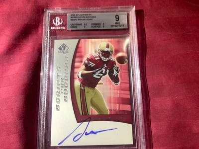 2005 SP Authentic Frank Gore Rookie Scripts For Success BGS 9 - Image 1 of 2