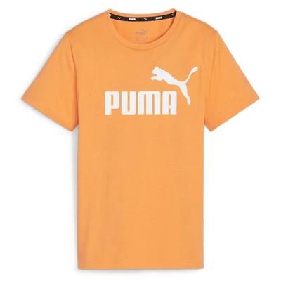 PUMA Essentials Logo Crew Neck Short Sleeve T-Shirt Youth Boys Size XS  Casual T - Image 1 of 2