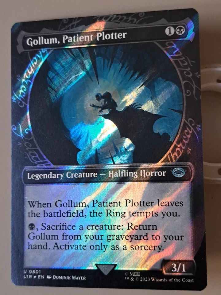 Gollum, Patient Plotter (Showcase Surge Foil) - MTG LTRH Uncommon Near Mint (NM) - Imagen 1 de 2