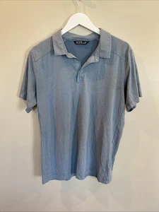 Arc’teryx 1/4 Snap Polo Uomo Grande Blu Outdoor Golf Preppy - Foto 1 di 4