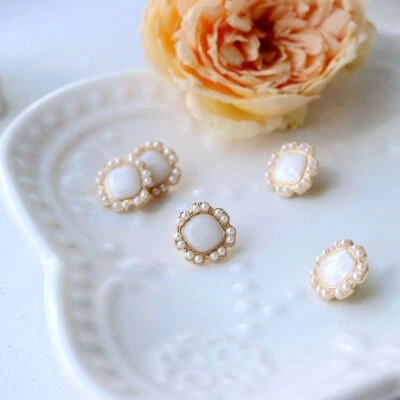 10pcs 1.2cm Alloy Buttons Mini Buttons for Sweater Shirt Sewing Crafts Accessory - Image 1 of 4