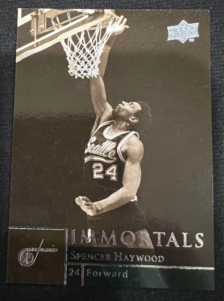 SPENCER HAYWOOD Seattle Sonics 2009-10 Upper Deck Immortals #294 NBA HOF Legend - Image 1 of 1