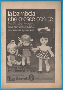 MIGLIORATI: Chicca Mary Anno 1973 pubblicità advertising werbung clipping MA1607 - Picture 1 of 1