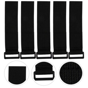 5 Pcs Reusable Cable Straps Cord Keeper Securing Straps Nylon Fastening Tape - Afbeelding 1 van 12
