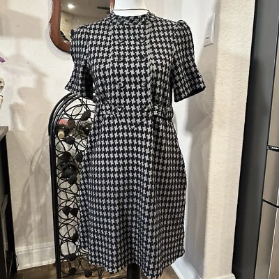 MARC by Marc jacobs dress Houndstooth Knit Women's Medium Business Casual - Image 1 of 4