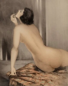 Impresión en lienzo Louis Icart Modern Eve 16 x 20 - Imagen 1 de 3
