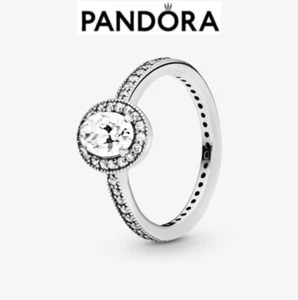 New 100%Genuine Authentic Pandora Vintage Elegance Ring 191017CZ-50 UK K Retired - Picture 1 of 11
