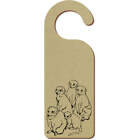 'Meerkat Family' 200mm x 72mm Door Hanger / Sign (DH00023077)