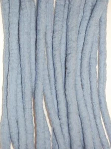 Rastas azul claro - 16 temores merino de fieltro hechos a mano - Imagen 1 de 1
