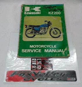 KAWASAKI KZ200 SERVICE MANUAL 99931-541-01 - Bild 1 von 1