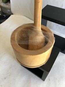 Alpine Cuisine Wooden bowl and crush spoon