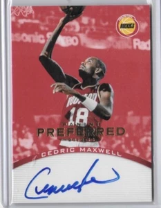 Cedric Maxwell 2012-13 Panini Preferred Auto Autograph 44/74 Rockets  - Picture 1 of 2