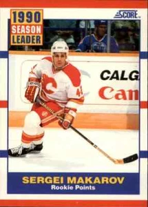 Sergei Makarov 1990 Score #350 Calgary Flames - Picture 1 of 1