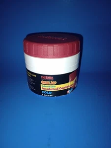 Thermos Snak Jar Unbreakable Insulated Container 8 Ounces Cold 1991 Vintage New - Picture 1 of 14