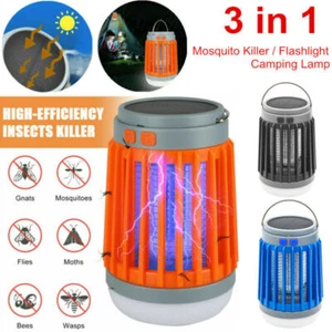 USB Mosquito Insect Killer Electric LED Light Fly Bug Zapper Catcher Lamp Solar - Picture 1 of 14