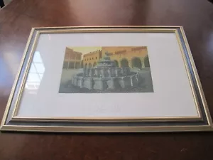 Luciano Schaivo Signed LE 42/120 framed & matted etching 16x22" - Picture 1 of 1