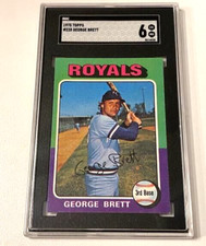 1975 Topps #228 George Brett Kansas City Royals RC Rookie SGC 6 * 23 Year Seller