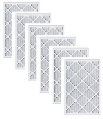 Best Air BA2-1520-8 15" x 20" x 2" Pre-Pleat Furnace Air Filter Merv 8 - 6 Pack - Image 1 of 4