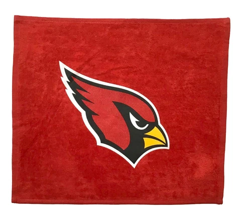 NFL Arizona Cardinals Red Rally Towel Team Color Logo 15" x 18" 100% Cotton Cover