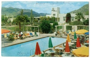 PISCINA CAMELBACK INN PHOENIX AZ 1958 POSTAL VINTAGE 071321 Q - Imagen 1 de 2