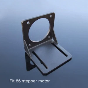L-shaped Stepperonline 86 Stepper Motor Mounting Bracket Steel Holder 45# Steel - Picture 1 of 2