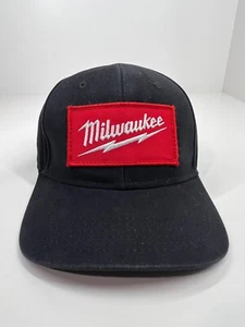 Milwaukee Power Tools Black Cap Hat adult adjustable one size fits most tradie - Picture 1 of 14