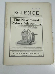 Science Magazine-Vol 14 #365- December 27, 1901-Las Vegas Science Club;Acoustics - Imagen 1 de 3