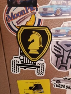 Stemma logo KNIGHT INDUSTRIES KITT KNIGHT RIDER MAGNETE personalizzato š - Foto 1 di 7