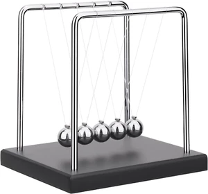 Newtons Cradle Balance Balls Desktop Decoration Kinetic Motion Toy - Picture 1 of 14