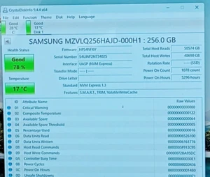 Samsung 256GB NVMe M.2 2280 80mm MZ-VLQ2560 L65187-002 PM991 SSD - Picture 1 of 4