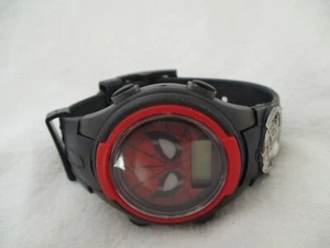 Spiderman Digital Watch, Black Plastic Buckle Band - Picture 1 of 12