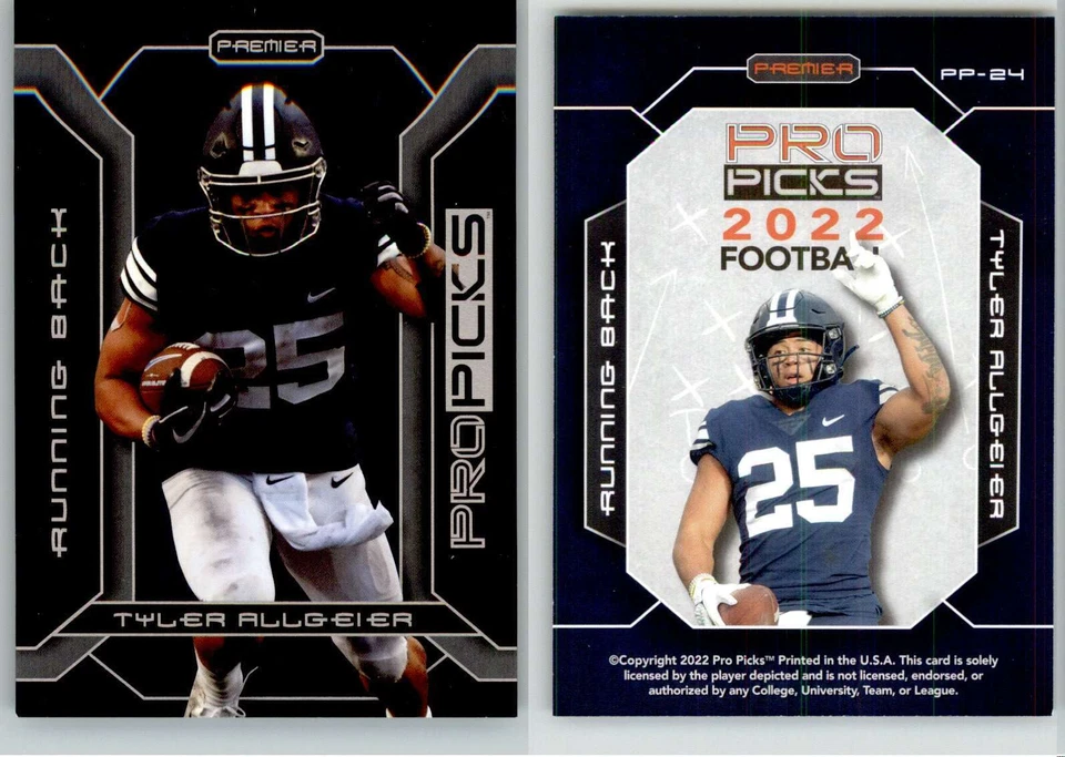 Tyler Allgeier 2022 Pro Picks #PP-24 Falcons RC Rookie - Image 1 of 1