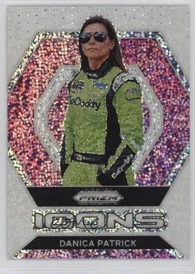 2022 Panini Prizm Icons White Sparkle Prizm Danica Patrick #86 - Image 1 of 2