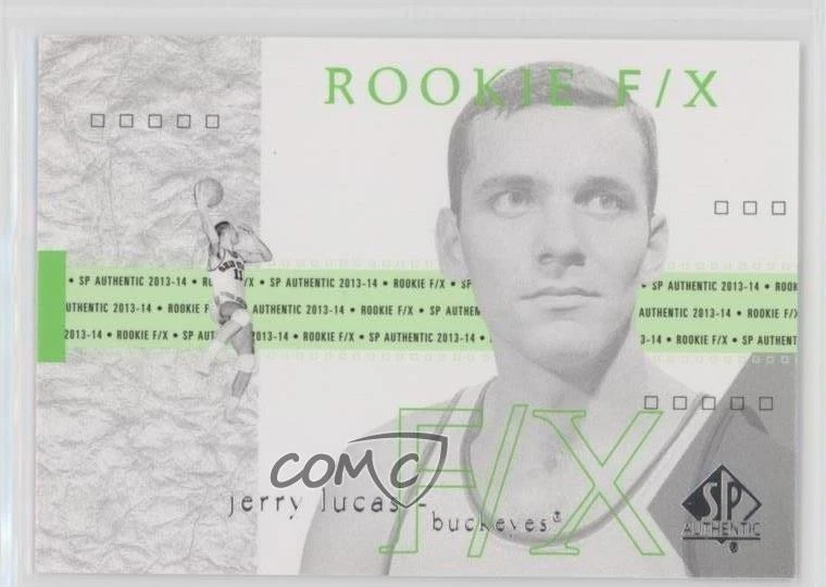 2013-14 SP Authentic 2001-02 SP Rookie FX Jerry Lucas #80 HOF - Image 1 of 2